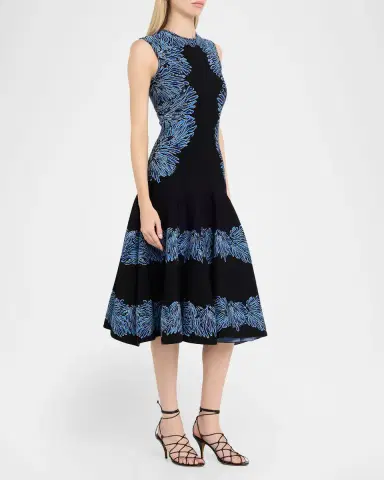 Ulla Johnson Iona Sleeveless Jacquard Knit Midi Dress | Thumbnail 3