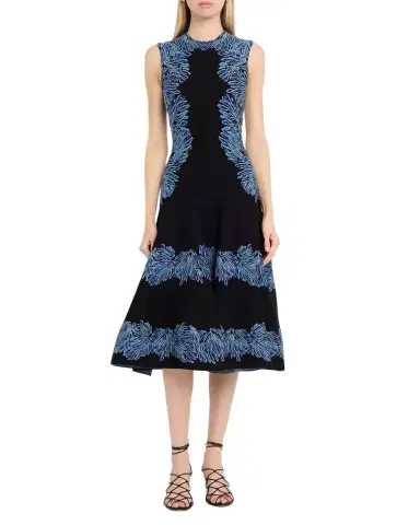 Ulla Johnson Iona Sleeveless Jacquard Knit Midi Dress | Thumbnail 1