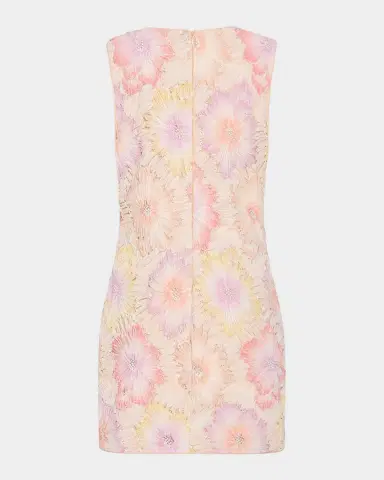 Milly Ivette Floral Embellished Mini Dress | Thumbnail 3 Milly Ivette Floral Embellished Mini Dress | Thumbnail 3