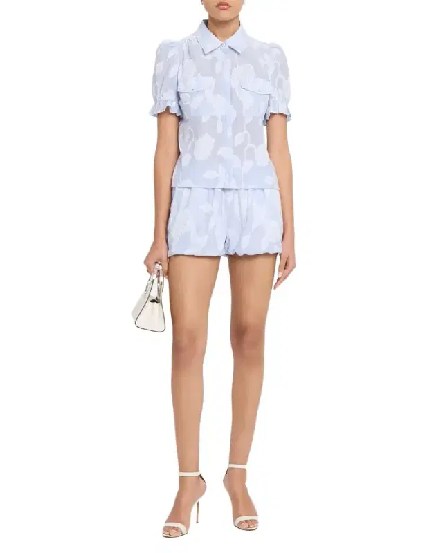 Generation Love Olson Floral Stripe Bubble Shorts