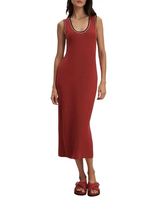 Varley Mikel Knit Midi Dress