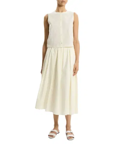 Theory Sleeveless Button-Front Top | Thumbnail 1 Theory Sleeveless Button-Front Top | Thumbnail 1
