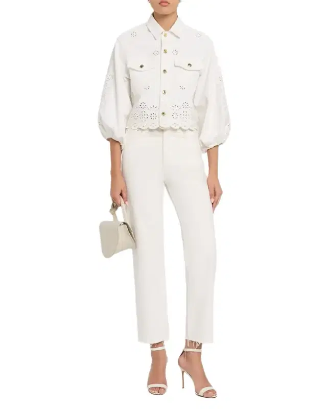 Lumere Embroidered Denim Jacket