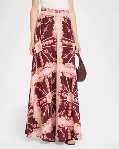 Cara Cara Gabriella Floral Poplin Maxi Skirt | Thumbnail 3 Cara Cara Gabriella Floral Poplin Maxi Skirt | Thumbnail 3