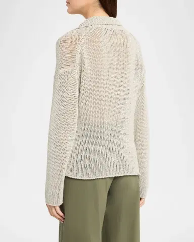 Vince Coated Cotton Sweater | Thumbnail 2