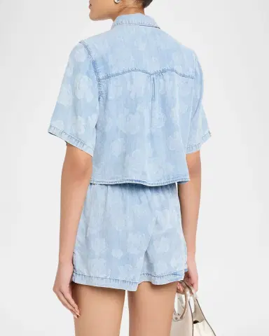 Generation Love Heidi Floral Denim Shirt | Thumbnail 2 Generation Love Heidi Floral Denim Shirt | Thumbnail 2