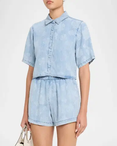 Generation Love Heidi Floral Denim Shirt | Thumbnail 3 Generation Love Heidi Floral Denim Shirt | Thumbnail 3
