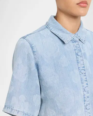 Generation Love Heidi Floral Denim Shirt | Thumbnail 4 Generation Love Heidi Floral Denim Shirt | Thumbnail 4