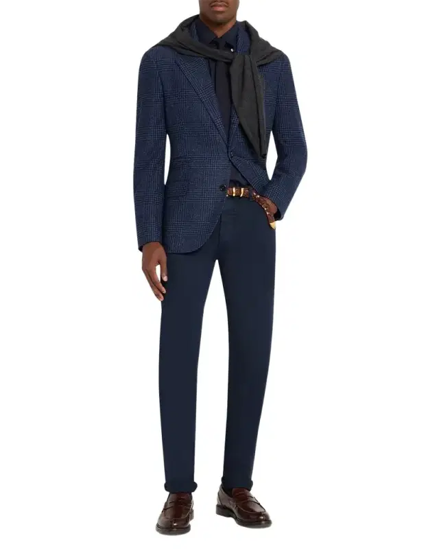 Brunello Cucinelli Men 's Dyed Denim Slim-Straight Leg Five-Pocket Pants