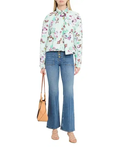 Ulla Johnson Lilith Quilted Silk Scarf Jacket | Thumbnail 1 Ulla Johnson Lilith Quilted Silk Scarf Jacket | Thumbnail 1