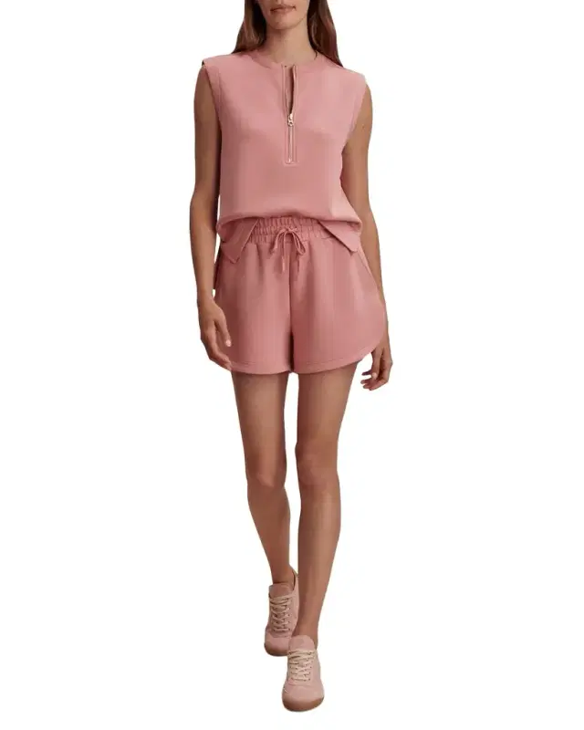 Varley Coulter High-Rise Drawstring Shorts