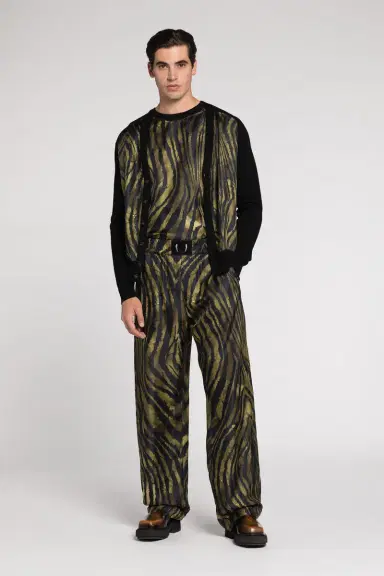Roberto Cavalli Freedom-Print Panelled Sweater | Thumbnail 2