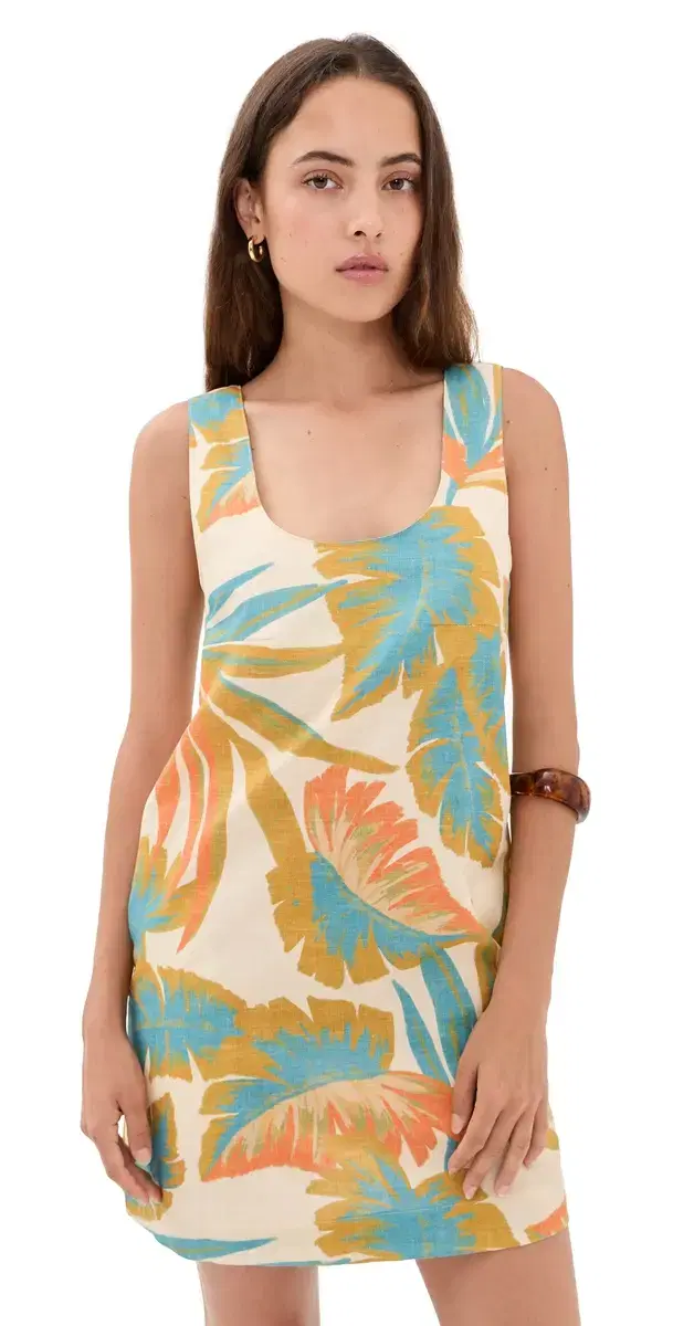Little Lies Aurora Tieback Dress Print