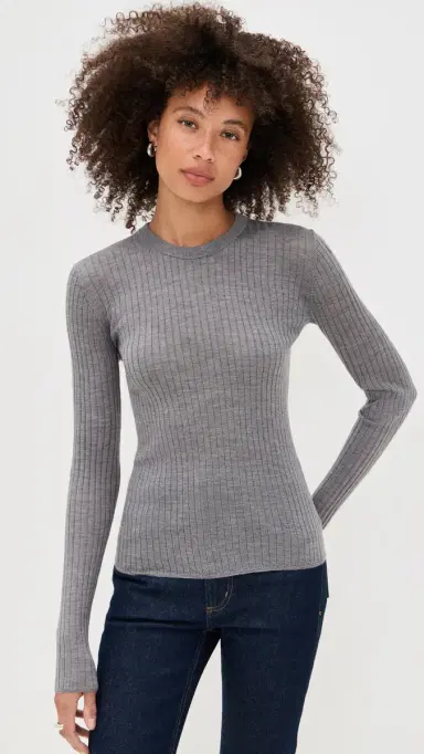 A.L.C. A. L.C. Kyle Top Medium Heather Grey M | Thumbnail 2 A.L.C. A. L.C. Kyle Top Medium Heather Grey M | Thumbnail 2