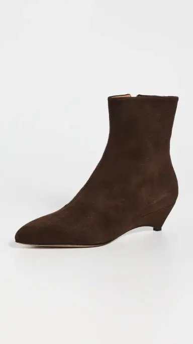 Jil Sander Arc Ankle Boots Chocolate Plum | Thumbnail 2