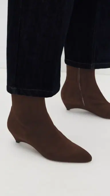 Jil Sander Arc Ankle Boots Chocolate Plum | Thumbnail 3