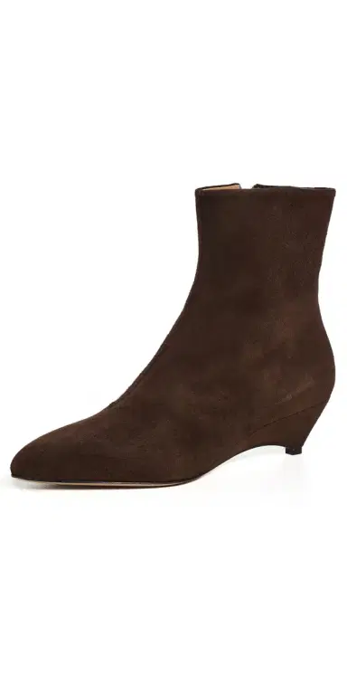 Jil Sander Arc Ankle Boots Chocolate Plum | Thumbnail 1