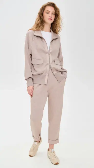 Varley The Rolled Cuff Pants Taupe Marl | Thumbnail 5