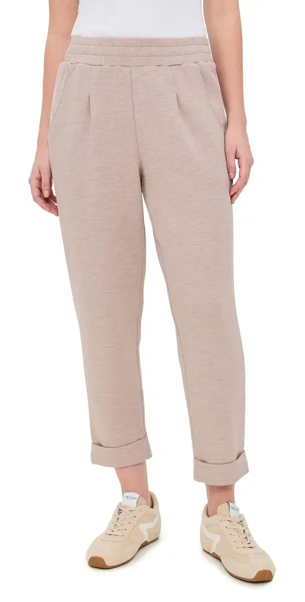 Varley The Rolled Cuff Pants Taupe Marl