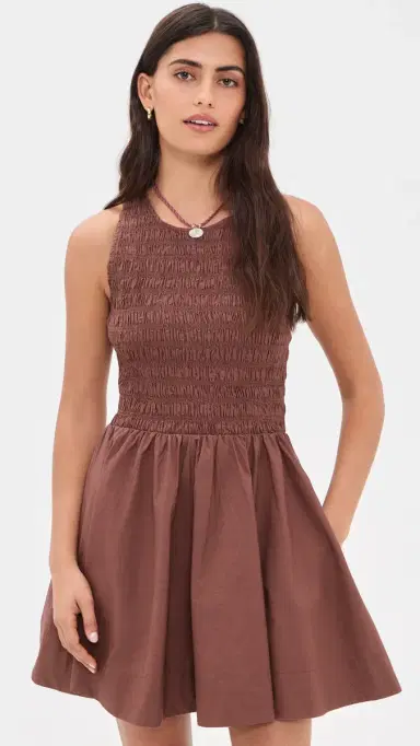 XÍRENA Florie Dress Adobe Brown | Thumbnail 3