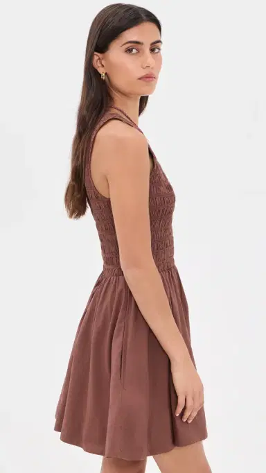 XÍRENA Florie Dress Adobe Brown | Thumbnail 5