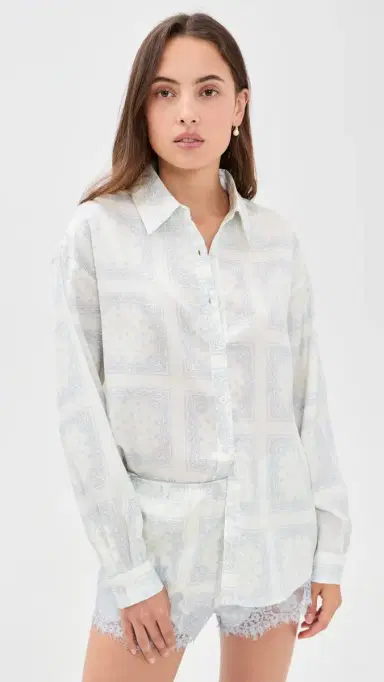 Bailey Rose Blue Buttondown Blue | Thumbnail 2