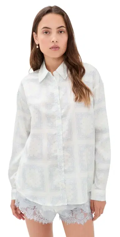 Bailey Rose Blue Buttondown Blue | Thumbnail 1