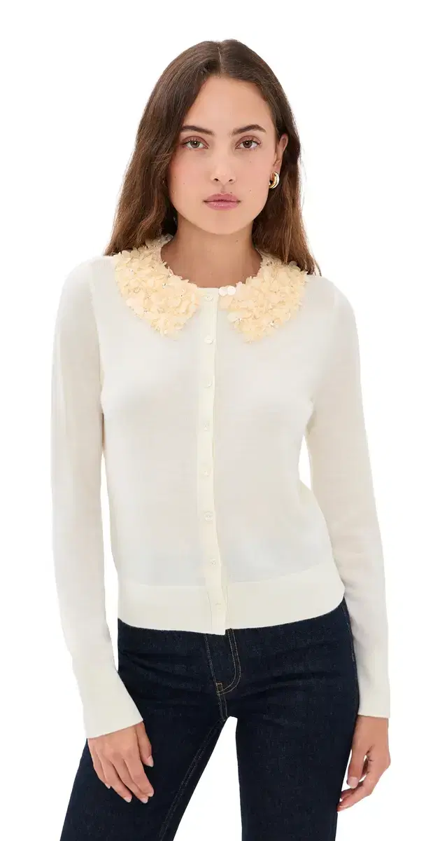 Anna Embellished Cardigan Pearled