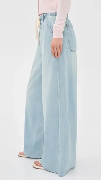 DAZE Cabana Wide Leg Pull On Jeans Charmed 29 | Thumbnail 4