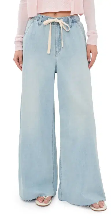 DAZE Cabana Wide Leg Pull On Jeans Charmed 29 | Thumbnail 1