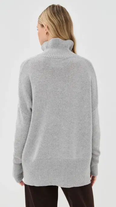 Lisa Yang Heidi Cashmere Sweater Dove Grey 0 | Thumbnail 3 Lisa Yang Heidi Cashmere Sweater Dove Grey 0 | Thumbnail 3