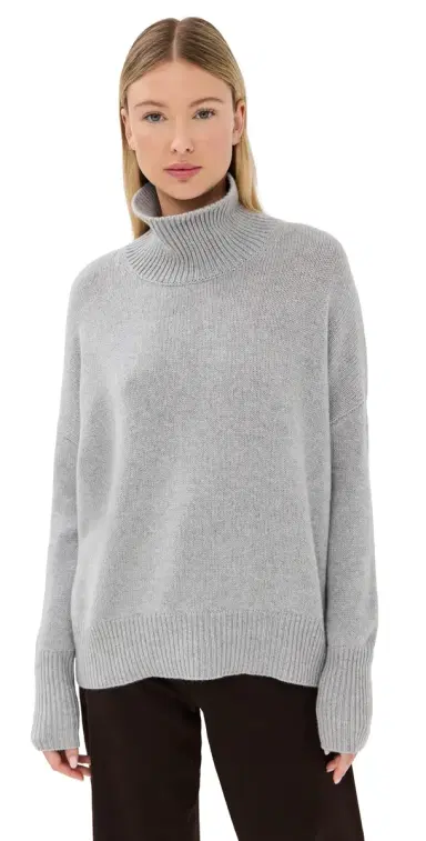 Lisa Yang Heidi Cashmere Sweater Dove Grey 0 | Thumbnail 1 Lisa Yang Heidi Cashmere Sweater Dove Grey 0 | Thumbnail 1