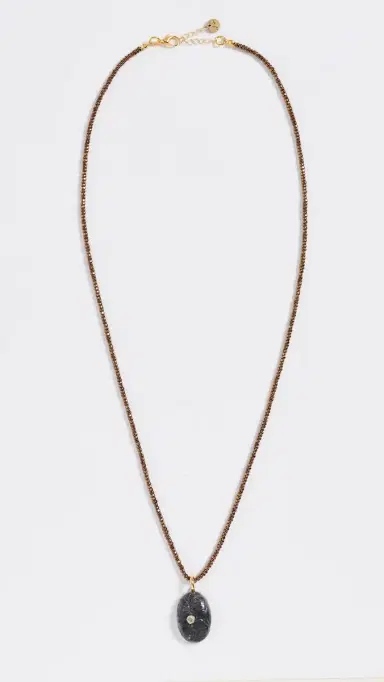 Maison Irem Bronze Haze Necklace Brown One Size | Thumbnail 4