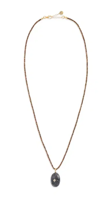 Maison Irem Bronze Haze Necklace Brown One Size | Thumbnail 6