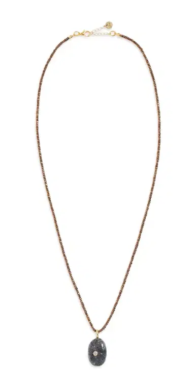 Maison Irem Bronze Haze Necklace Brown One Size | Thumbnail 1
