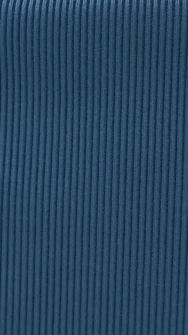 LE BOP Elise High Waisted Bikini Bottoms Dark Denim | Thumbnail 5