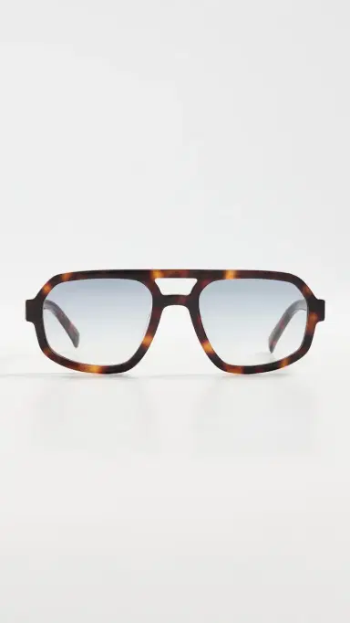 Luv Lou The Banks Sunglasses Tortoise One Size | Thumbnail 2
