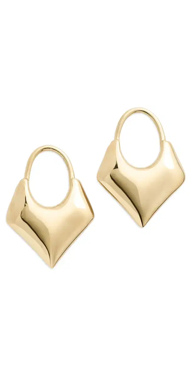 Small Kite Earrings Gold One Size