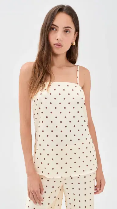 MADISON THE LABEL Santos Top Lemon w/ Choc Spot S | Thumbnail 2