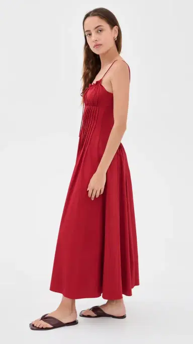 Staud Margi Dress Rouge 8 | Thumbnail 4 Staud Margi Dress Rouge 8 | Thumbnail 4