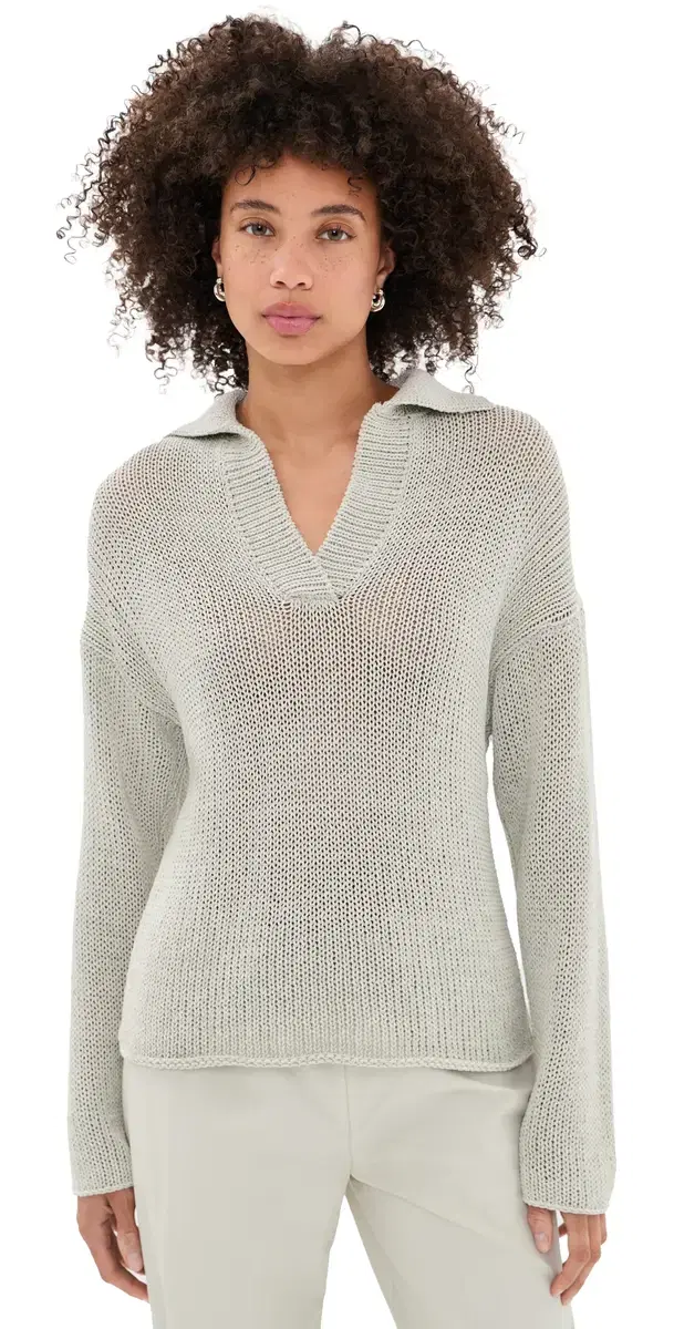 Vince Coated Cotton Cord Polo Beach tone