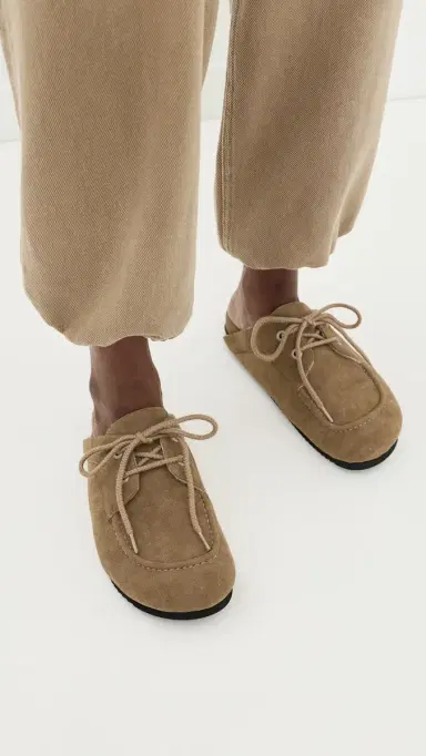 ROAM The Mock Loafer Mules Taupe 6 | Thumbnail 3