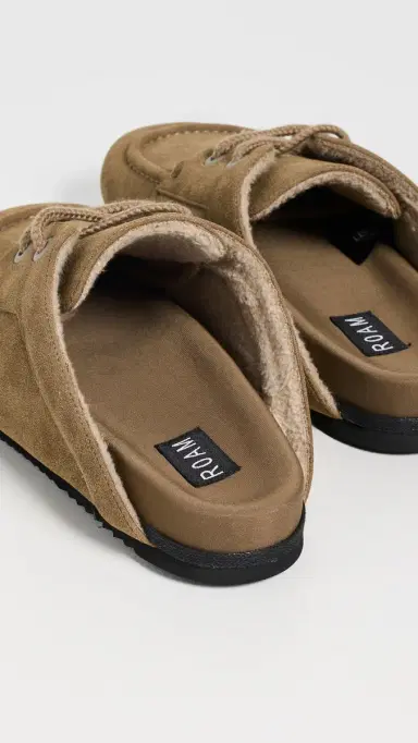 ROAM The Mock Loafer Mules Taupe 6 | Thumbnail 4