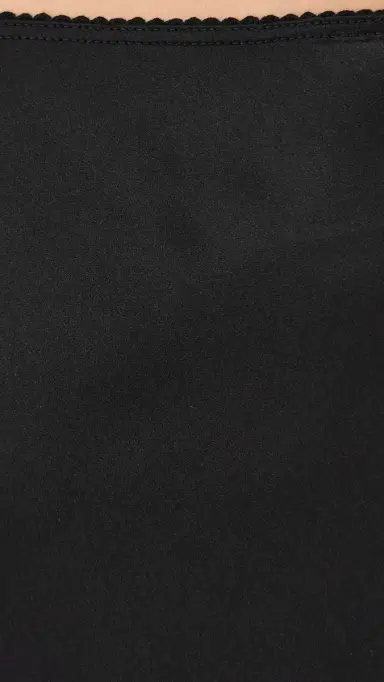 Sablyn Miranda B Scallop Trim Bias Cut Pull On Skirt Black M | Thumbnail 6