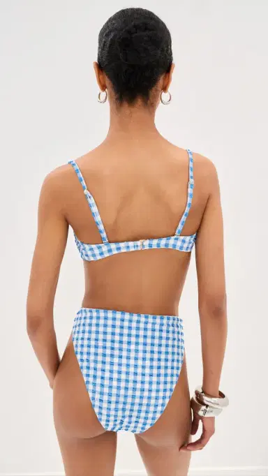 LE BOP High Waisted Bikini Bottoms Gingham (arina/) | Thumbnail 3