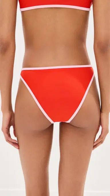 LE BOP Colorblock Bikini Bottoms Clambake/Pink L | Thumbnail 3