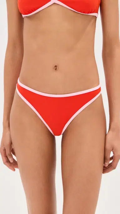 LE BOP Colorblock Bikini Bottoms Clambake/Pink L | Thumbnail 6