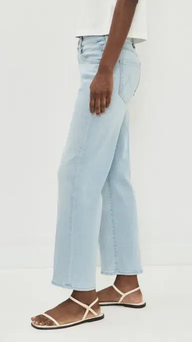 Mother The Mid Rise Rambler Zip Ankle Jeans Pretty Please 33 | Thumbnail 4
