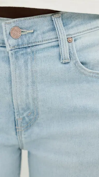 Mother The Mid Rise Rambler Zip Ankle Jeans Pretty Please 33 | Thumbnail 6