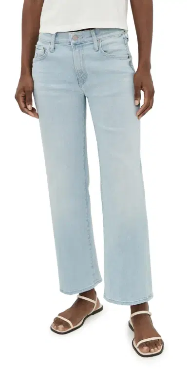 Mother The Mid Rise Rambler Zip Ankle Jeans Pretty Please 33 | Thumbnail 1